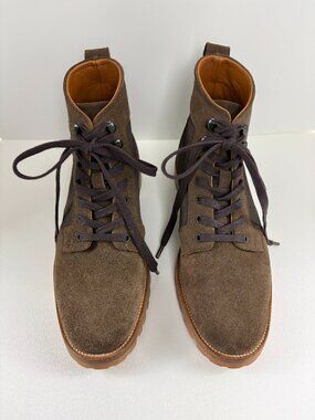 Aether Ojai City Boot Bison Brown Leather Men's Boots size 9
